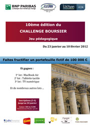 Challenge Boursier 2012