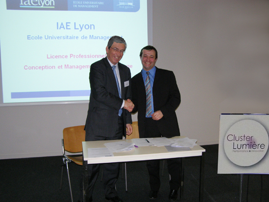 Partenartiat Cluster Lumi�re - IAE Lyon