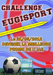 Affiche Challenge sportif IAE Lyon