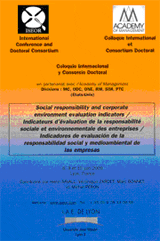indicateurs d'�valuation de la Responsabilit� Sociale et Environnementale des entreprises