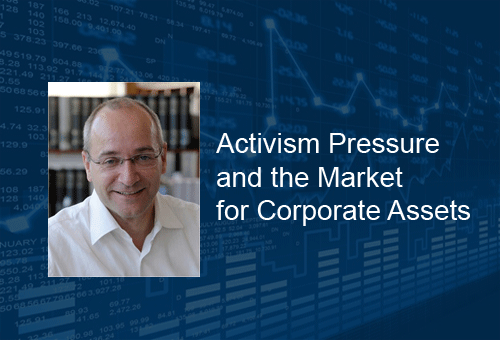 Activism Pressure and the Market for Corporate Assets