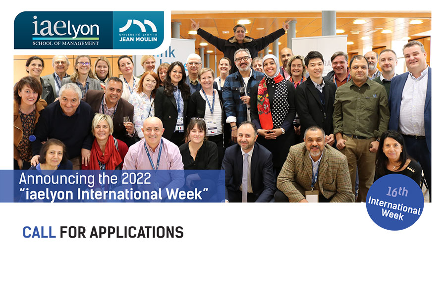 The iaelyon International Week 2022: call for applications