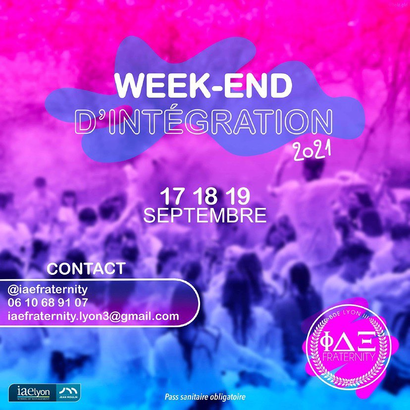 Weekend d’intégration 2021 pour les nouveaux étudiants de l’iaelyon iaelyon School of Management